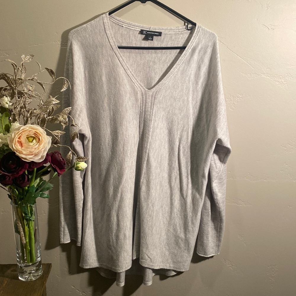 Classy Long Gray Sweater
